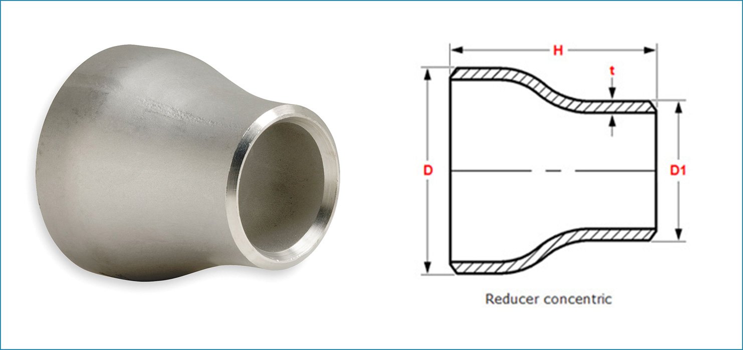 ASME B16.9 Buttweld Concentric Reducer