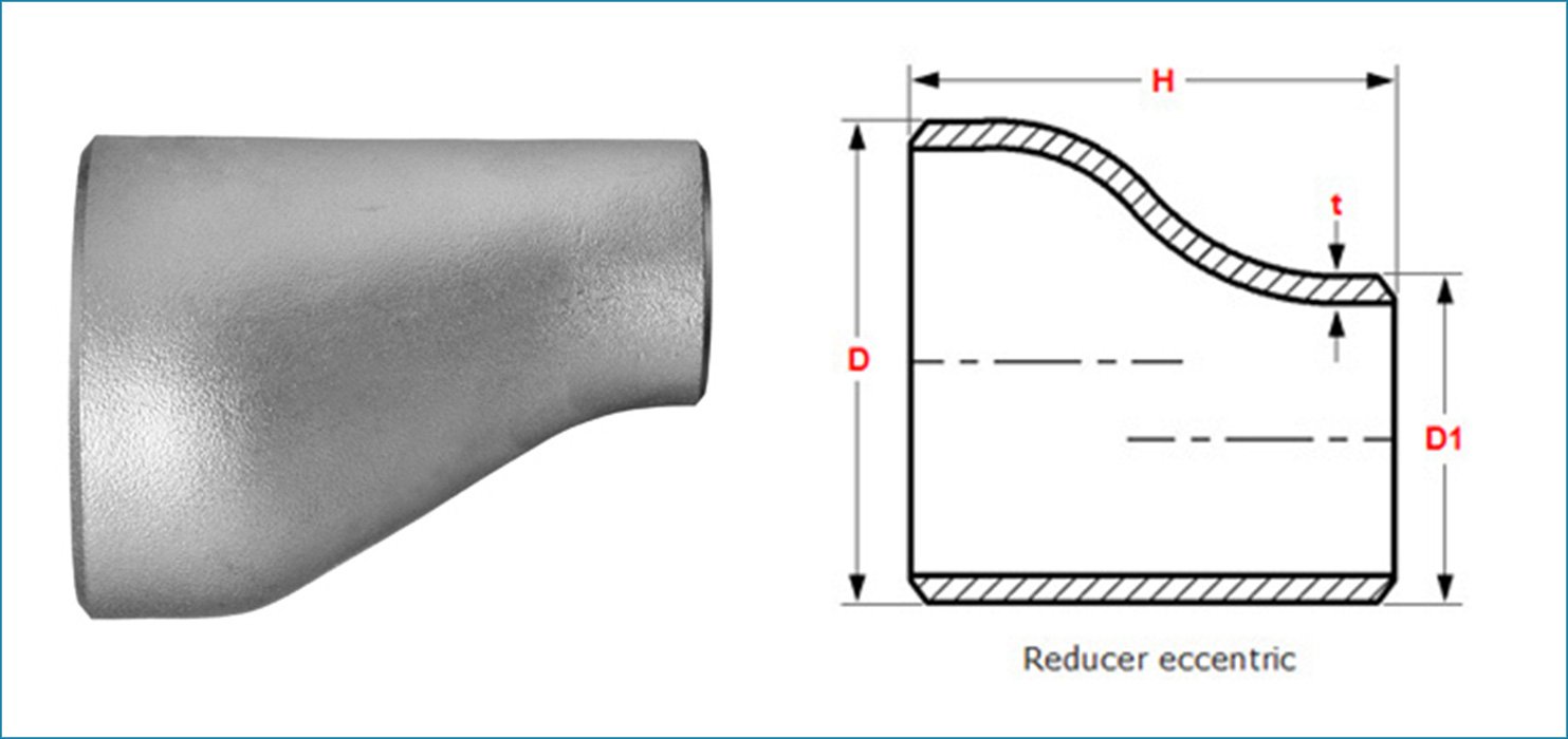 ASME B16.9 Buttweld Eccentric Reducer