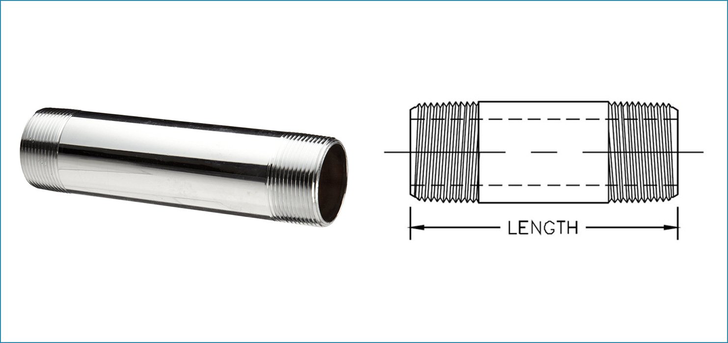 ASME B16.11 Threaded / Screwed Pipe Nipple